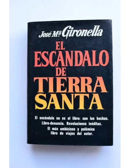 El escándalo de Tierra Santa