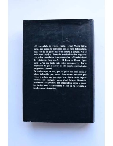 El escándalo de Tierra Santa