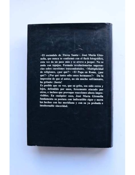 El escándalo de Tierra Santa