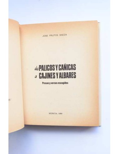 De Palicos y Cañicas a Cajines y Albares