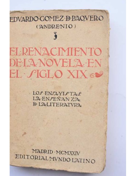 El renacimiento de la novela en el siglo XIX