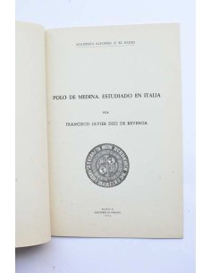 Polo de Medina, estudiado en Italia 2