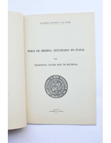 Polo de Medina, estudiado en Italia
