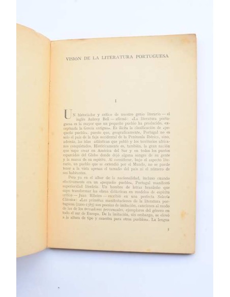 Visión de la literatura portuguesa