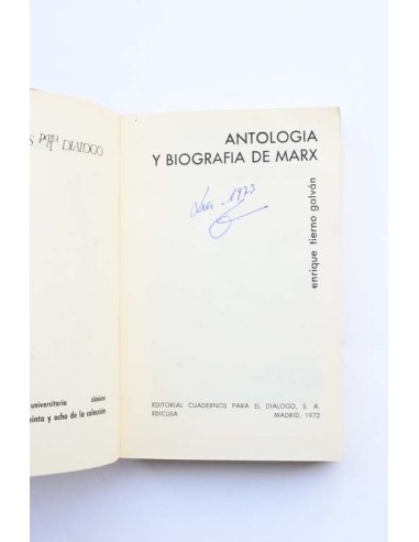 Antología de Marx