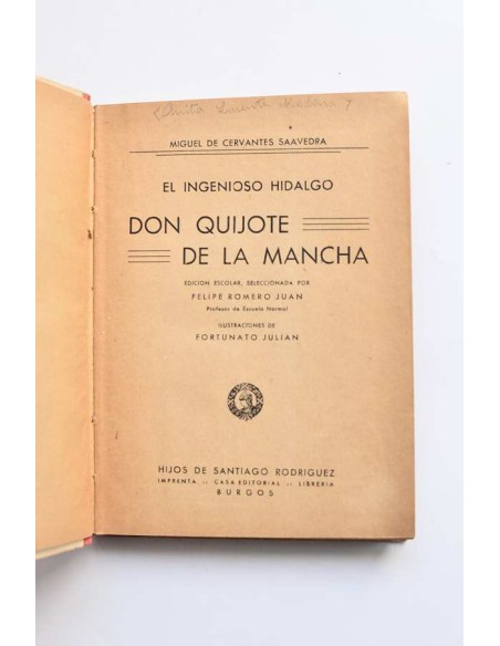 Don Quijote de la Mancha (Edición escolar)