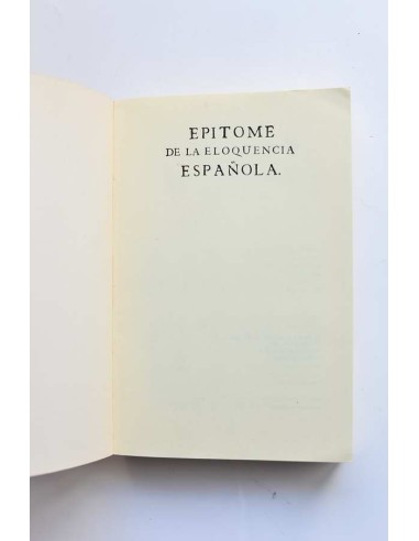 Epítome de la elocuencia española