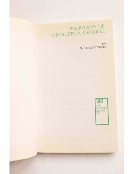 Problemas de lingüística general