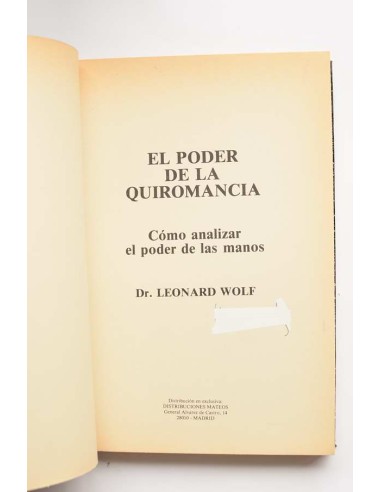 El poder de la quiromancia