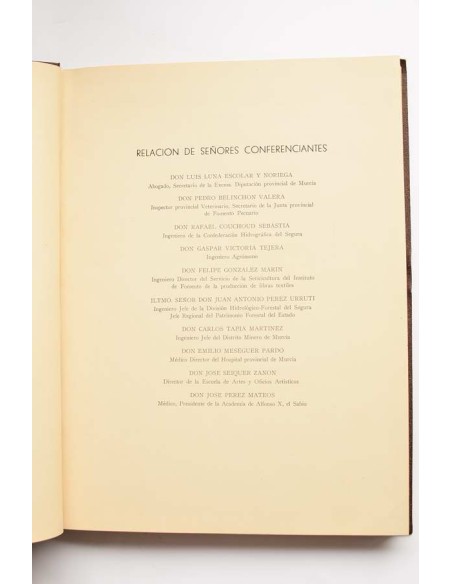 Ciclo de conferencias sobre temas de interés provincial. Enero - marzo 1942