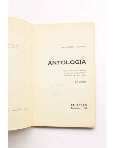 Salvador Espriu. Antología