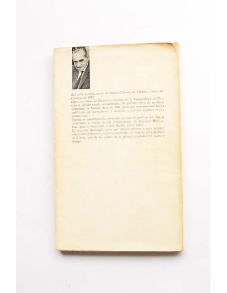 Salvador Espriu. Antología