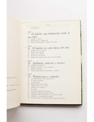 El jardín en el balcón