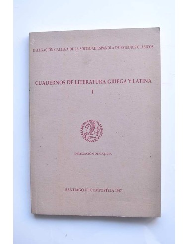 Cuadernos de literatura griega y latina. I.