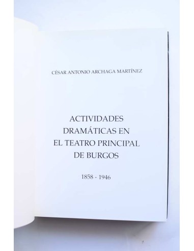 Actividades dramáticas en el Teatro Principal...