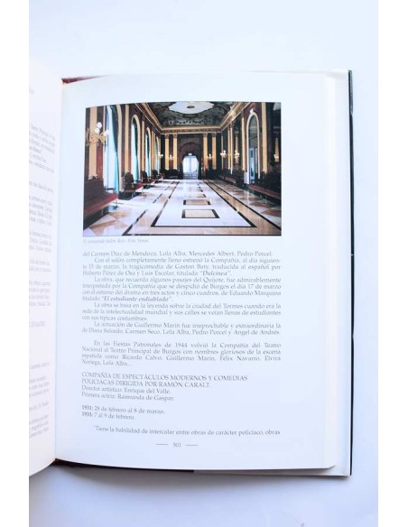 Actividades dramáticas en el Teatro Principal de Burgos . 1858 - 1946
