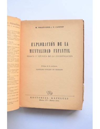 Exploración de la mentalidad infantil. Teoría y...