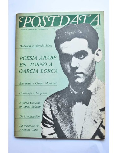 Postdata : revista de artes, letras y pensamiento. nº 2