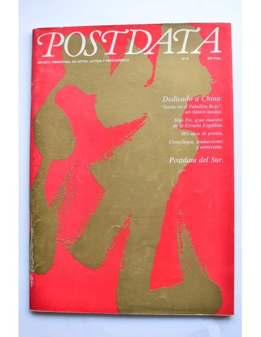 Postdata : revista de artes, letras y pensamiento. nº 6