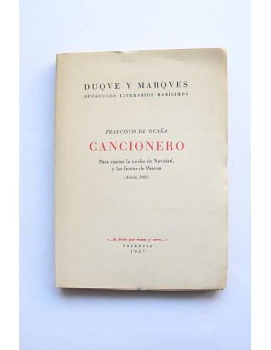 Cancionero. Para cantar la noche de Navidad y las Fiestas de Pascua (Alcalá, 1603)