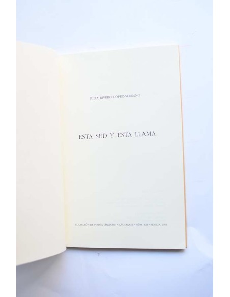 Este sed y esta llama