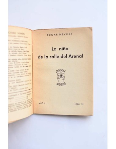 La niña de la calle Arenal