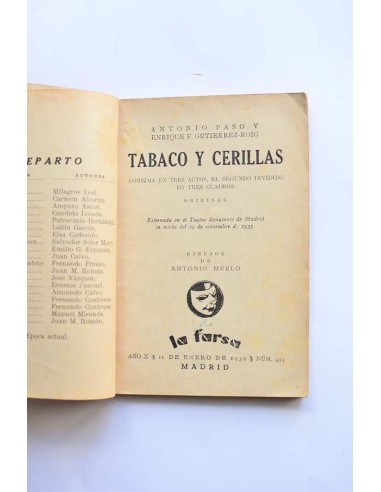 Tabaco y cerillas