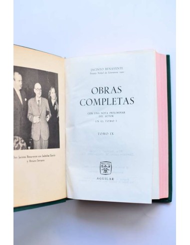 Obras completas de Jacinto Benavente. Tomo IX