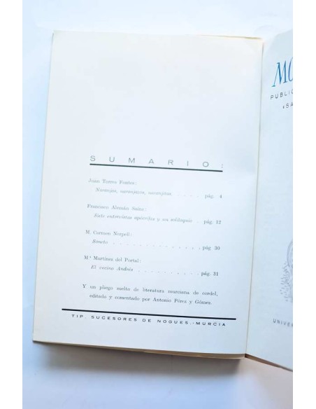 Monteagudo : publicación de la Cátedra Saavedra Fajardo. Nº 42