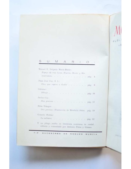 Monteagudo : publicación de la Cátedra Saavedra Fajardo. Nº 43