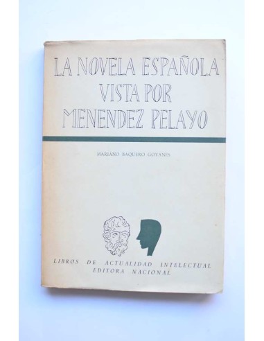 La novela española vista por Menéndez Pelayo