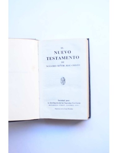 El Nuevo Testamento de nuestro Señor Jesucristo