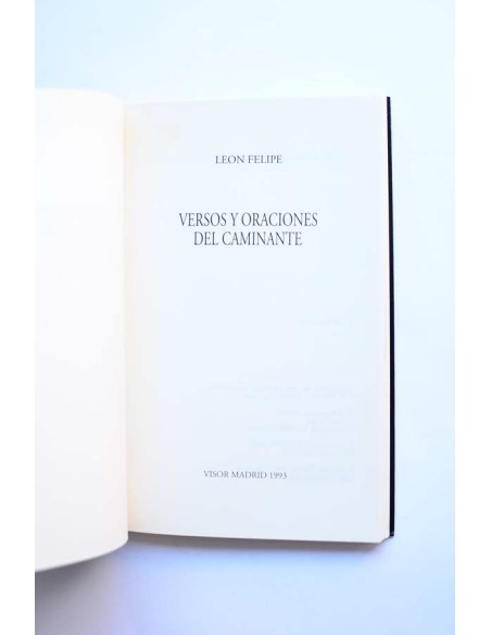 Versos y oraciones del caminante