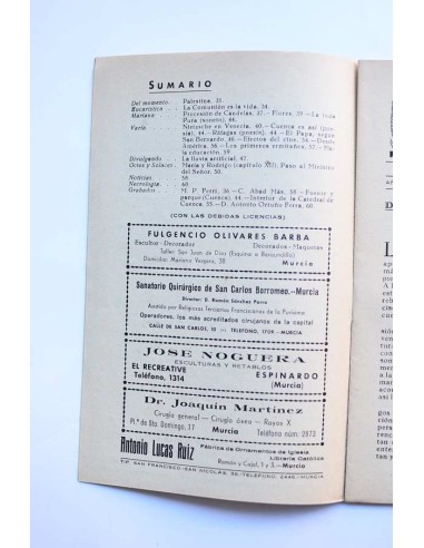 Espigas y azucenas. Revista quincenal, nº 526....