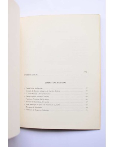 Literatura universal. Textos