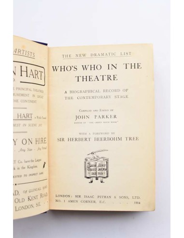Who's who in the theatre