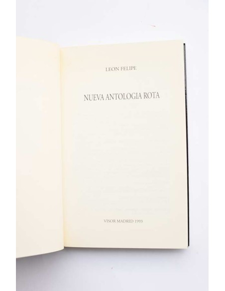 Nueva antología rota