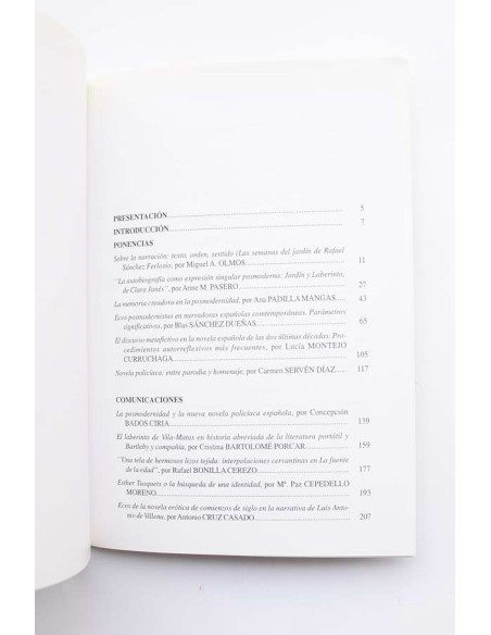 Claves y parámetros de la narrativa en la España Posmoderna (1975 - 2000)