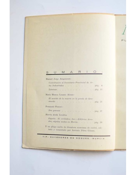 Monteagudo : publicación de la Cátedra Saavedra Fajardo. Nº 25