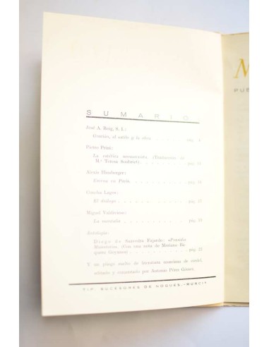 Monteagudo : publicación de la Cátedra Saavedra...