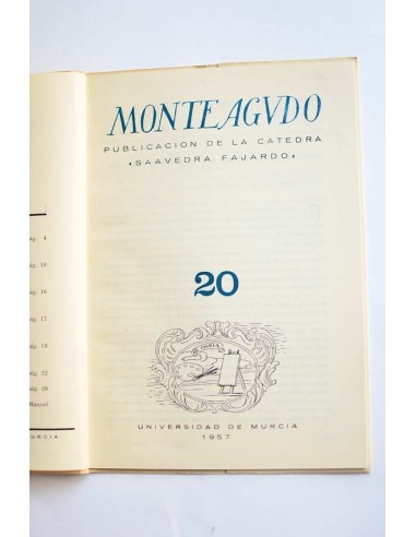 Monteagudo : publicación de la Cátedra Saavedra...