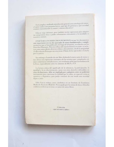 Enseñar los derechos humanos. Textos fundamentales