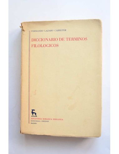 Diccionario de términos filológicos