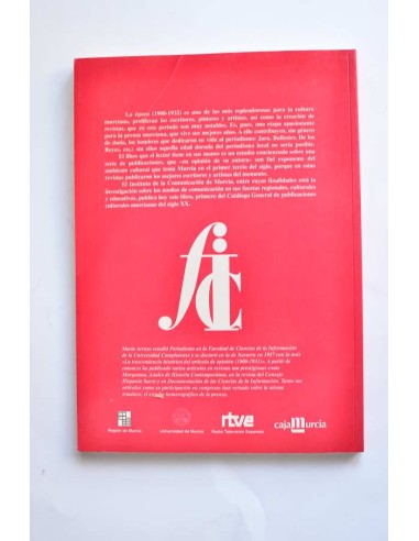 El periodismo cultural en Murcia (1900 - 1932)