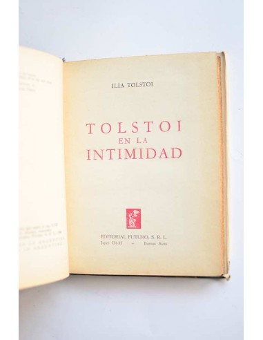 Tolstoi en la intimidad