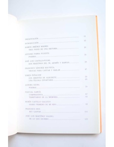 De literatura murciana actual