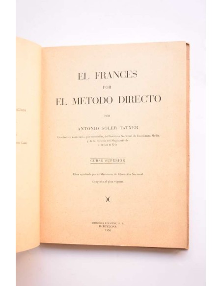 El francés por el método directo. Curso superior