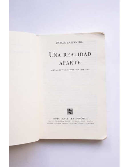 Una realidad aparte. Nuevas conversaciones con Don Juan