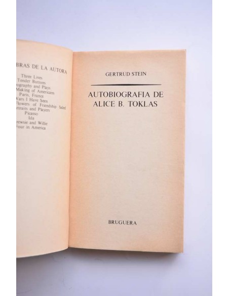 Autobiografía de Alice B. Toklas