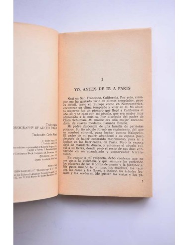 Autobiografía de Alice B. Toklas